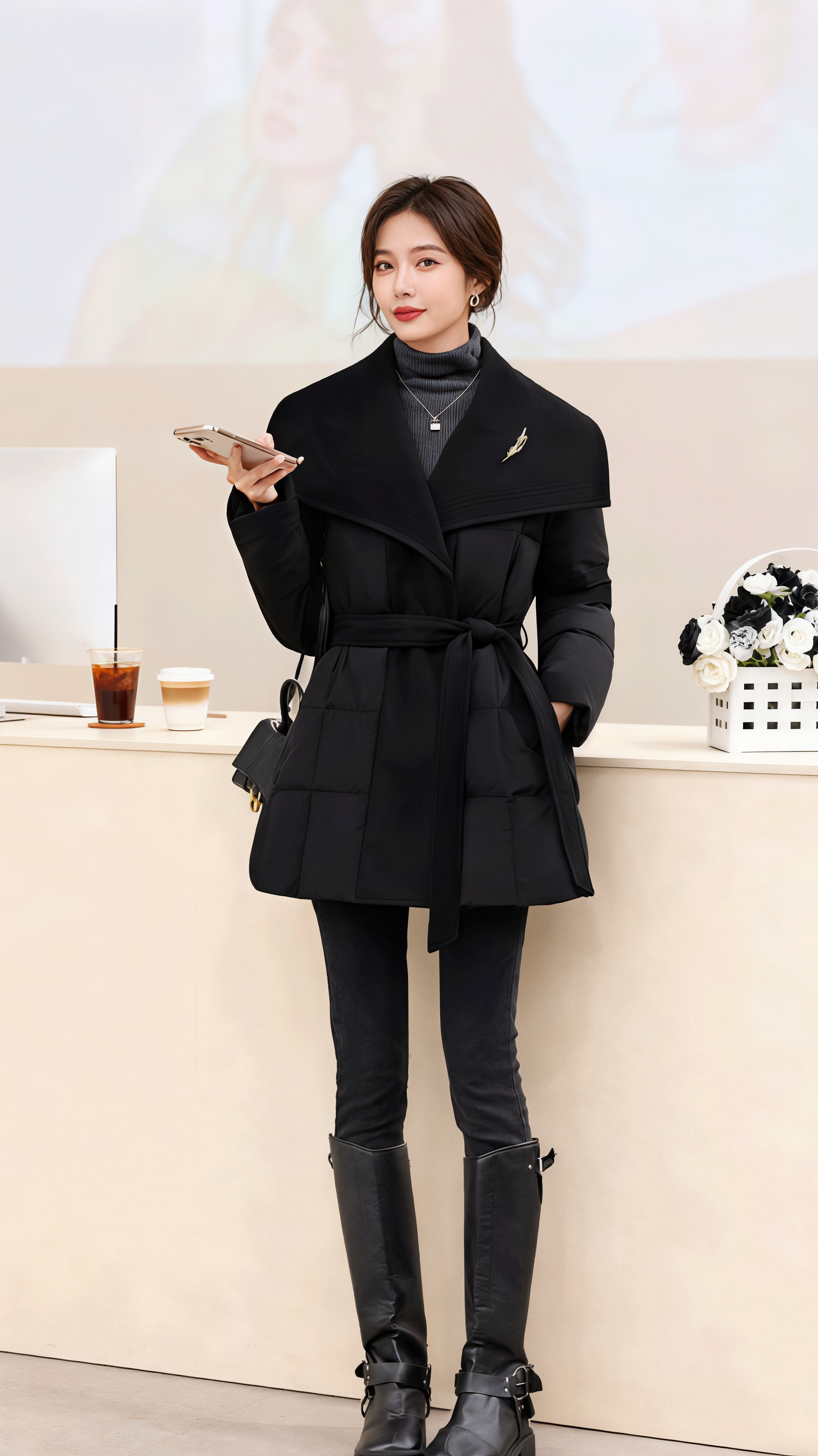 <p>女装穿搭 黑色系穿搭 通勤搭配 女装搭配 每日分享 <!--{i...