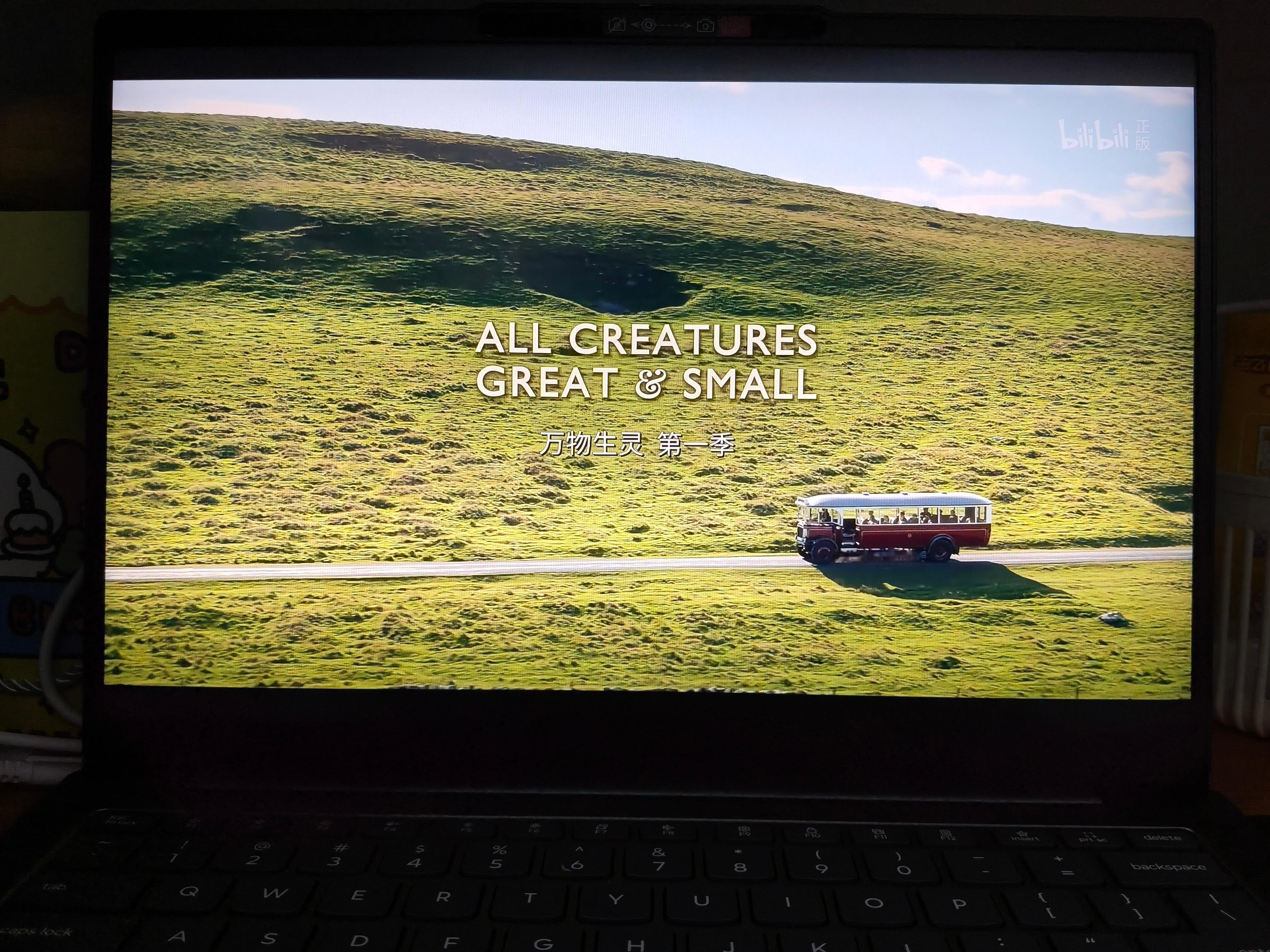 《All Creatures Great&Samll》
一部非常治愈的英剧，没有激烈的冲突，剧情治愈又温暖。讲述了乡村兽医给动物治病以及和当地村民相处的淳朴日常。
詹姆斯从城市来到乡村达罗比，开启了乡村兽医的生活。整部剧看下来，我觉得詹姆斯是一位对动物有很大敬畏心的人，无论动物生病严重与否，他都尽自己最大 ​
