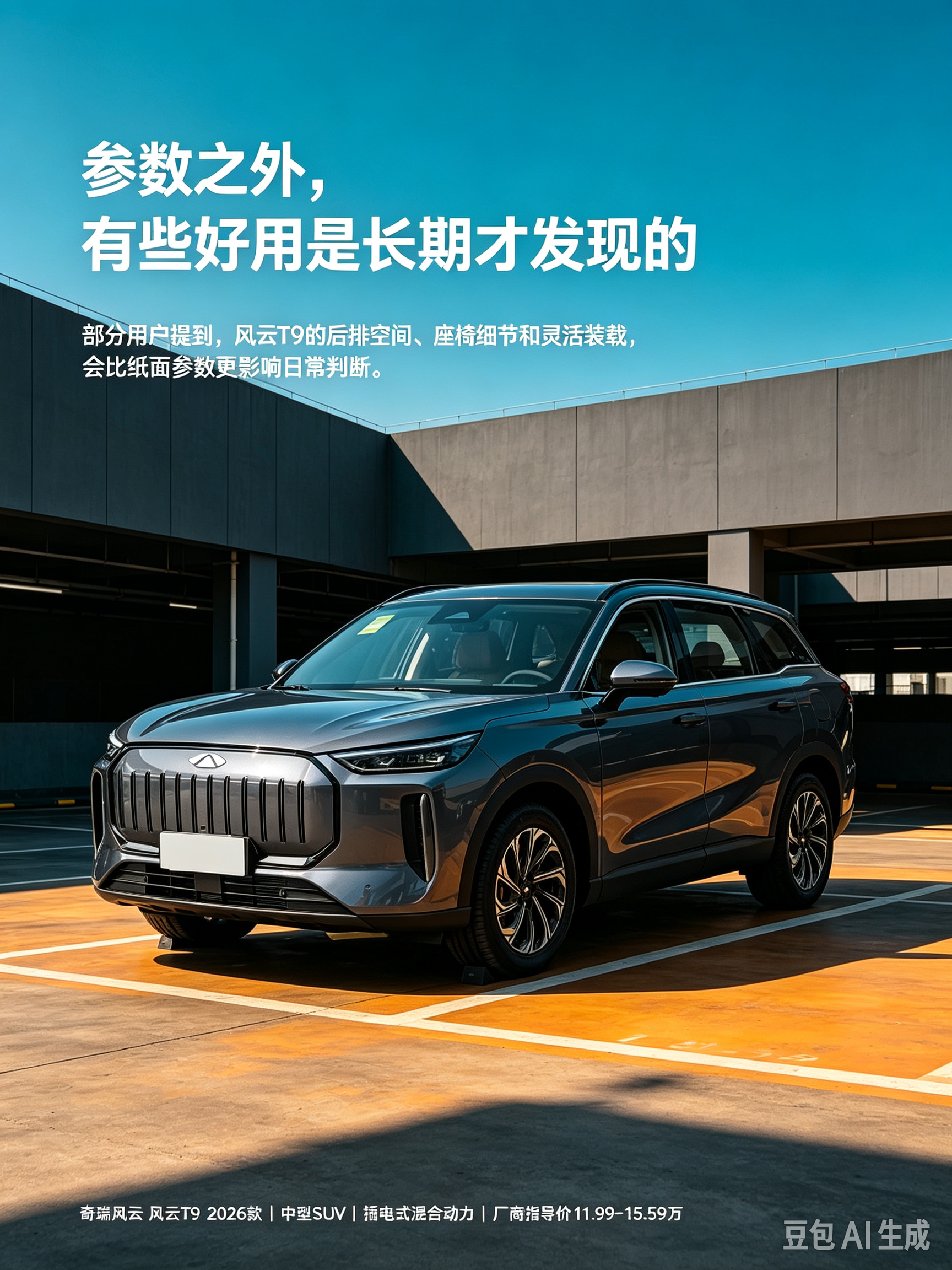 风云T9的易被忽略亮点常集中在后排空间、座椅长度与支撑、中间头枕、储物细节、后排放倒后的灵活装载等长期使用体验；这些价值不一定最先体现在动力或续航参数里。【来自懂车帝车友圈】