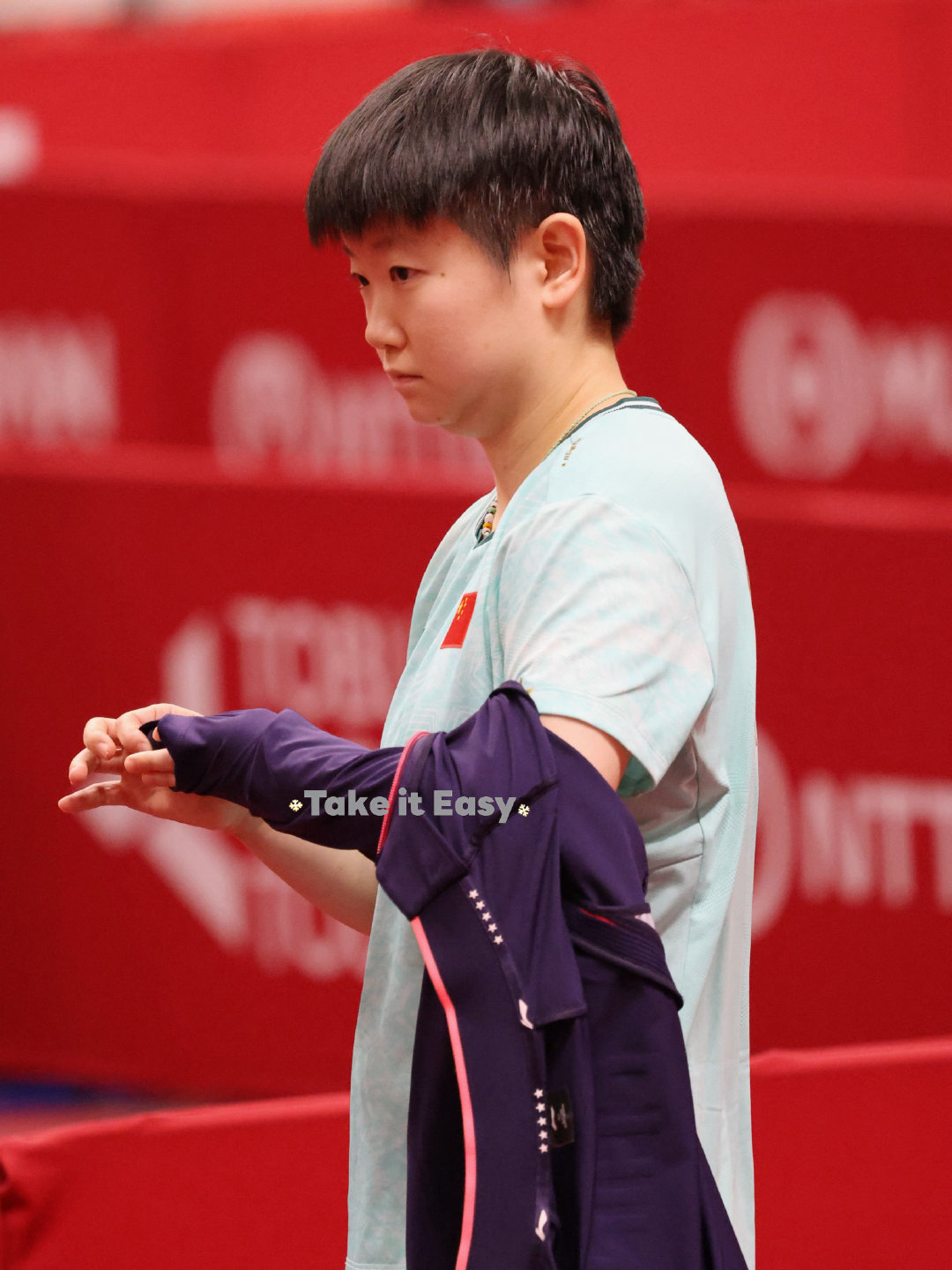 这个小手手，真的是公主来的
#孙颖莎# ​