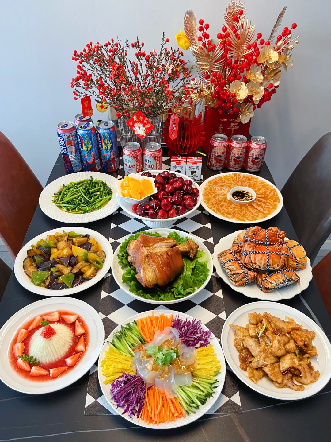 年夜饭 | 家人们猜猜这是南方还是北方年饭