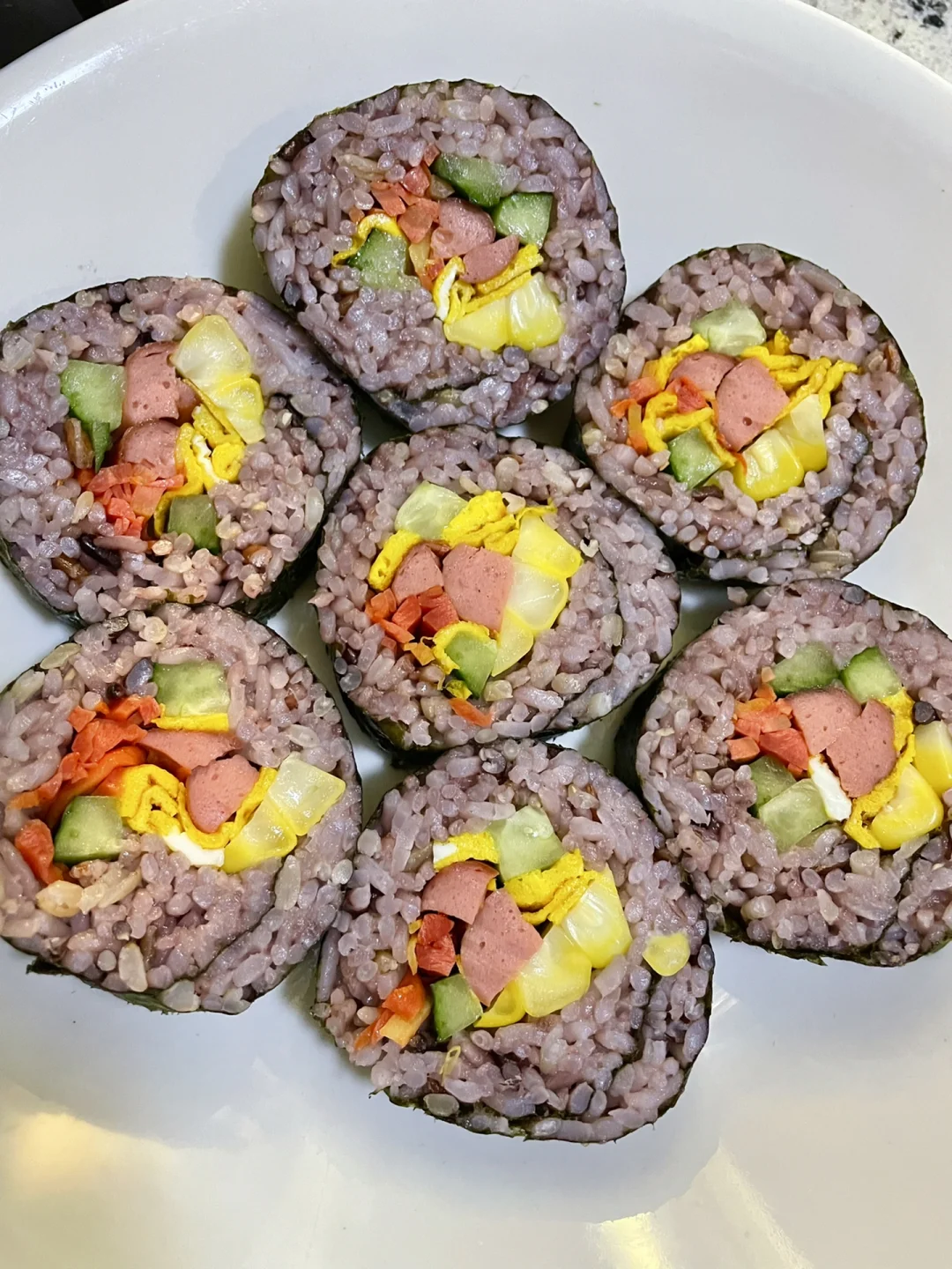 多少个晚上都靠它掉秤！！减脂三色糙米寿司