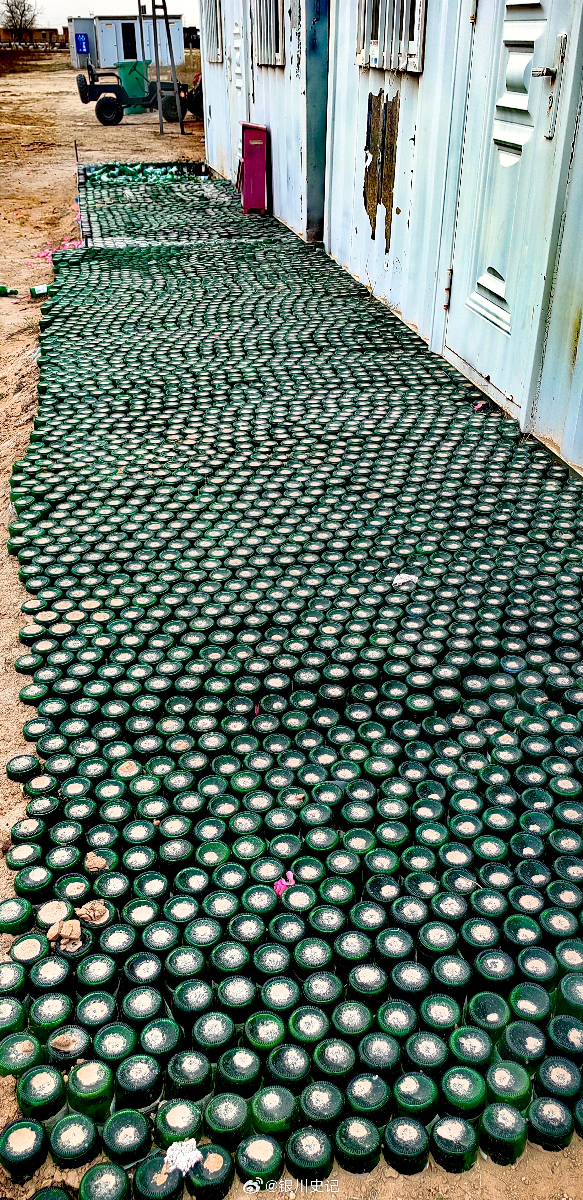 密集的啤酒瓶随手拍[超话]随手拍银川史记  ​​​