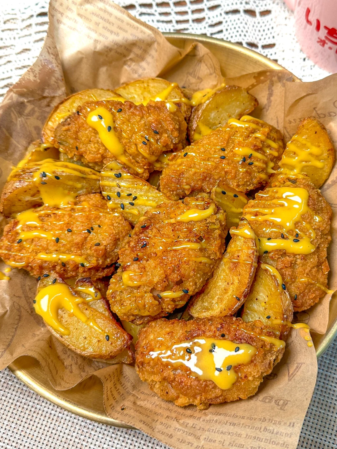 空气炸锅累劈叉了！！这也太好吃了！！