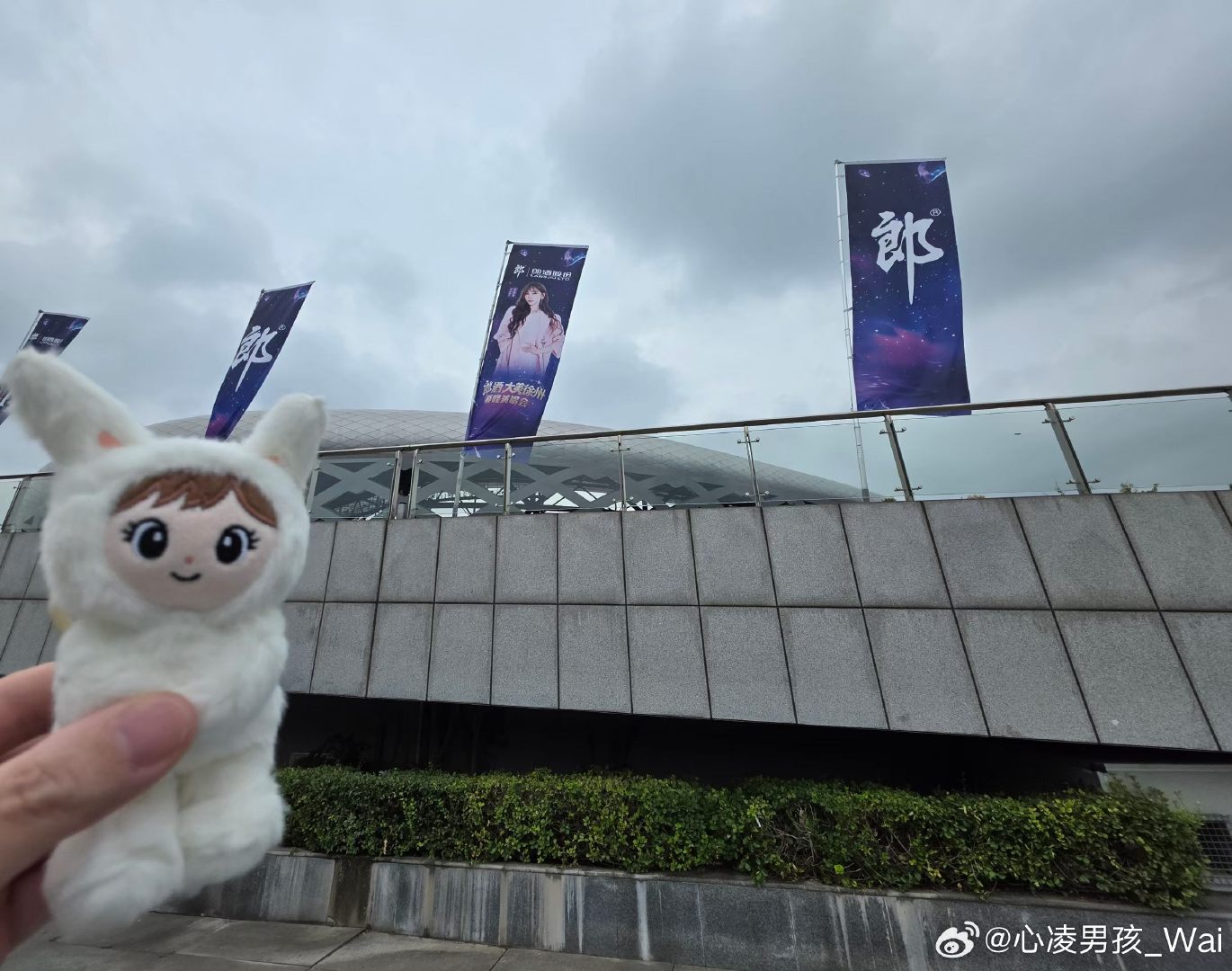 #王心凌[超话]##王心凌##心有凌犀选铂智7# 

帶王兔兔來徐州看[心]凌今晚的商演[爱慕][爱慕][爱慕] ​