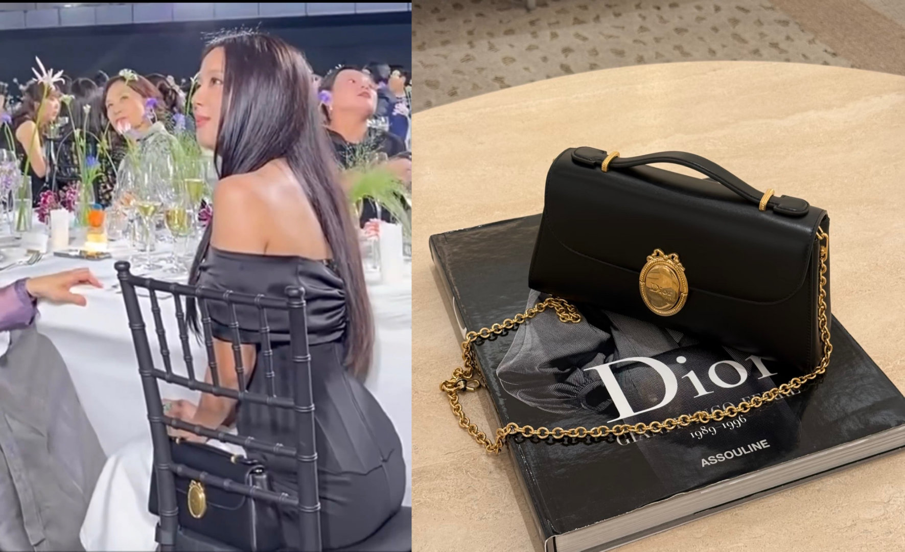 JISOO在卡地亚晚宴上竟然背了DIOR的最新款包包👜 ​