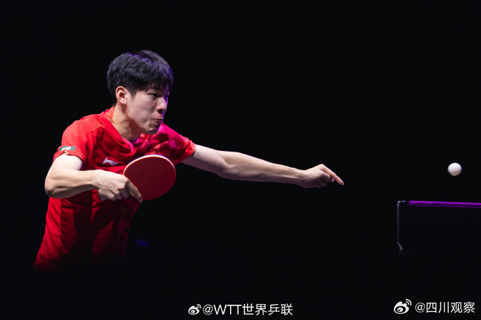 【 2026WTT横滨冠军赛男单首轮，赛会8号种子中国选手温瑞博1-3...