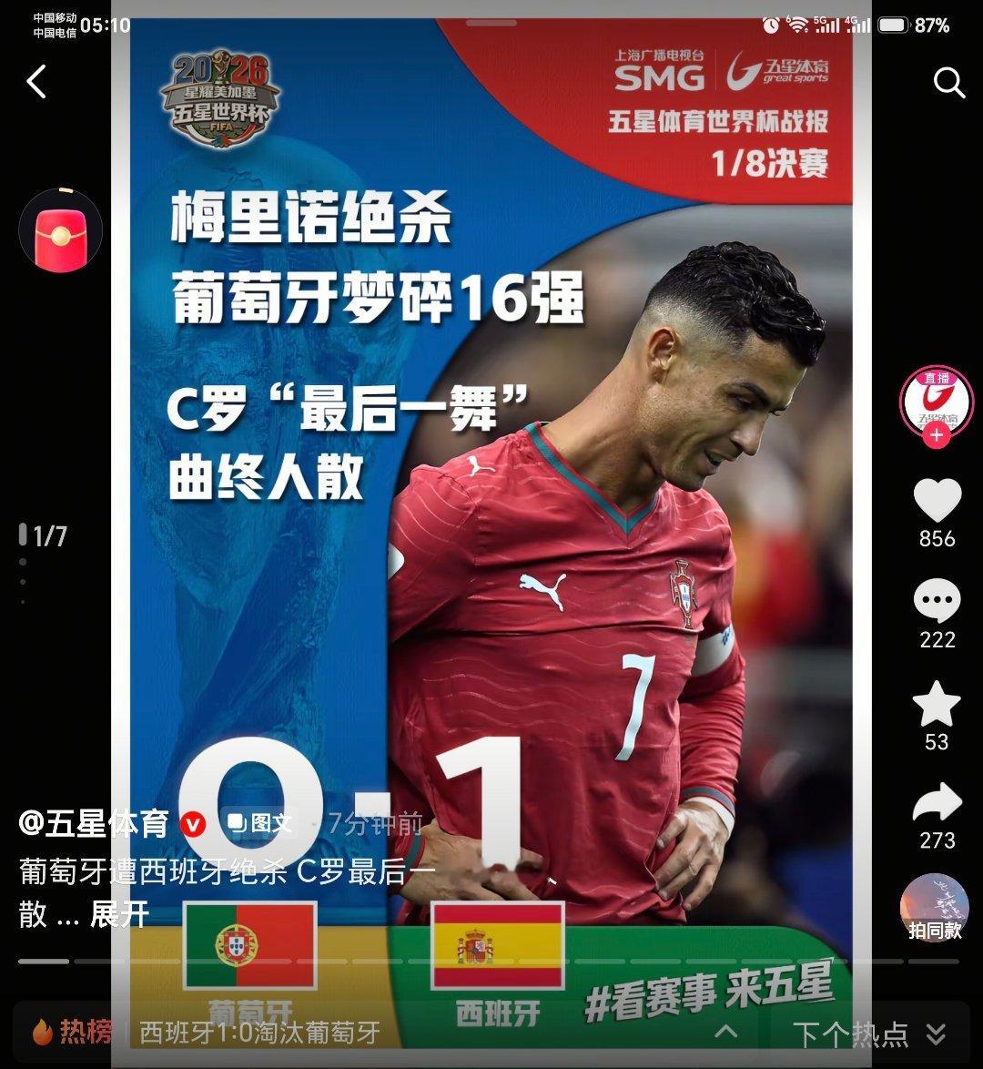 葡萄牙0-1西班牙输球完整原因拆解一、体能储备差距，先天劣势1. 葡萄...