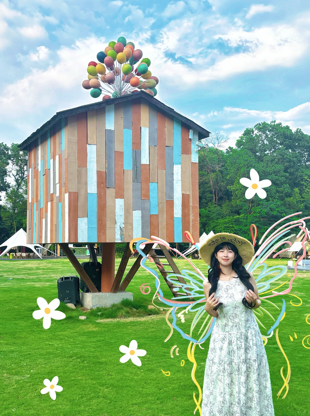 深圳藏着飞屋同款营地🏕️闯入童话世界