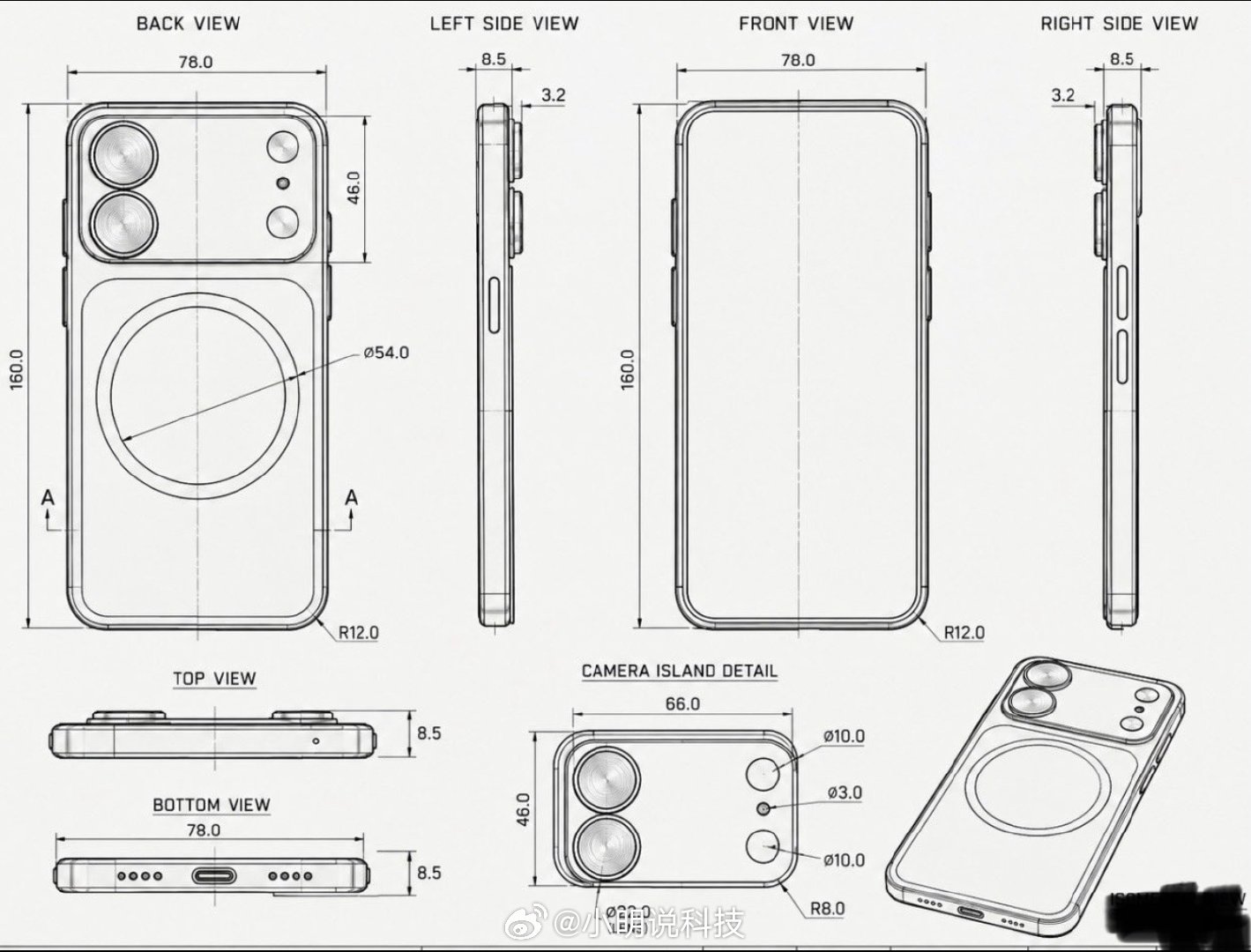 #iPhone18外观曝光#iPhone18标准版外观爆料流出🔥直接上Pro同款横向大矩阵模组，可惜还是双摄，没有长焦，但第一眼看上去，辨识度直接上来了，这个粉色好看不。iPhone18下个月启动量产，预计2027年春季和iPhone18e一起亮相。你们觉得这套外观，能打动你换机吗[思考] ​