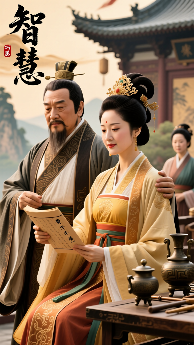 历史上的诸葛亮以“智慧”著称： 古代文人心中“神机妙算”的代名词。可在民间传说与好奇心的驱动下，常常也会有人忍不住想：这样一位名满天下的贤相，他的妻子究竟是什么样的人？她是否也同样聪慧、端庄，能在风云变幻的岁月里与诸葛亮相互扶持？

史书中对诸葛亮妻子的记载并不算多，但我们知道她的名字叫黄月英。黄月