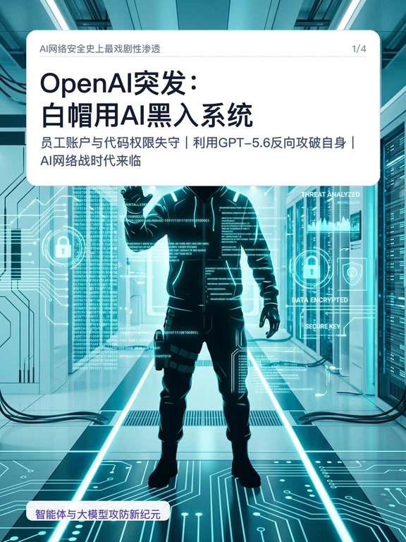 OpenAI突发：白帽用AI黑入系统