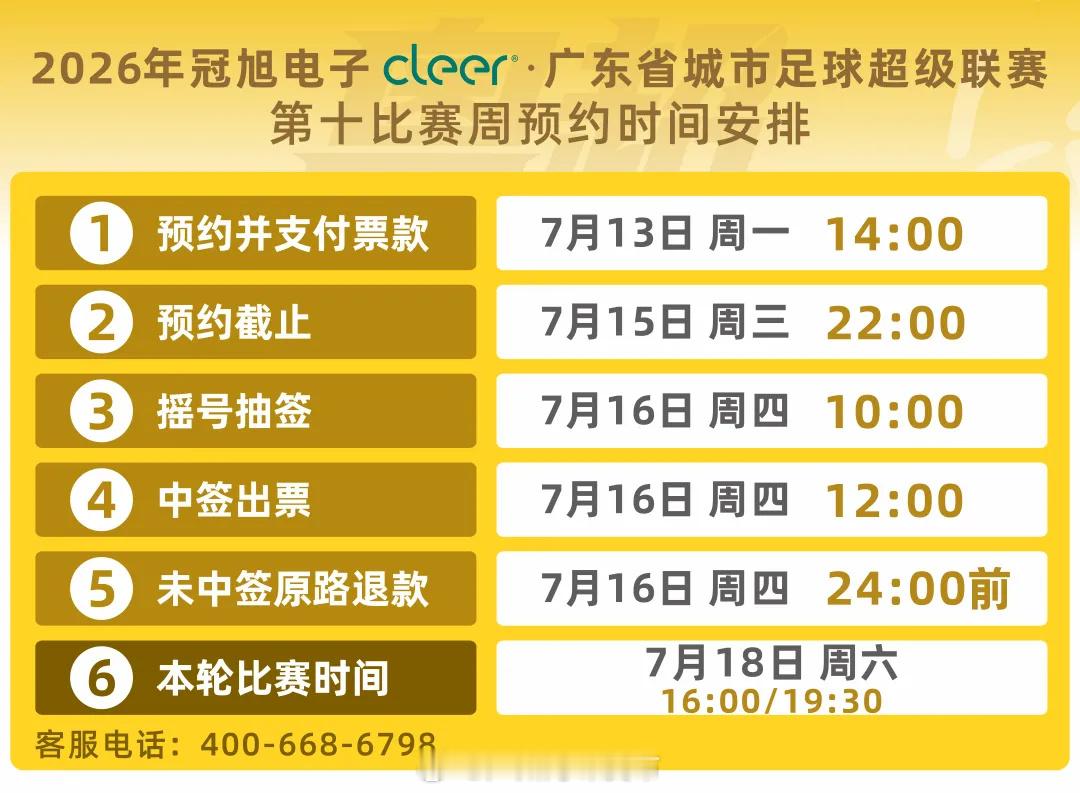 【粤超第十比赛周门票预约明晚22点截止！】2026年冠旭电子Cleer...