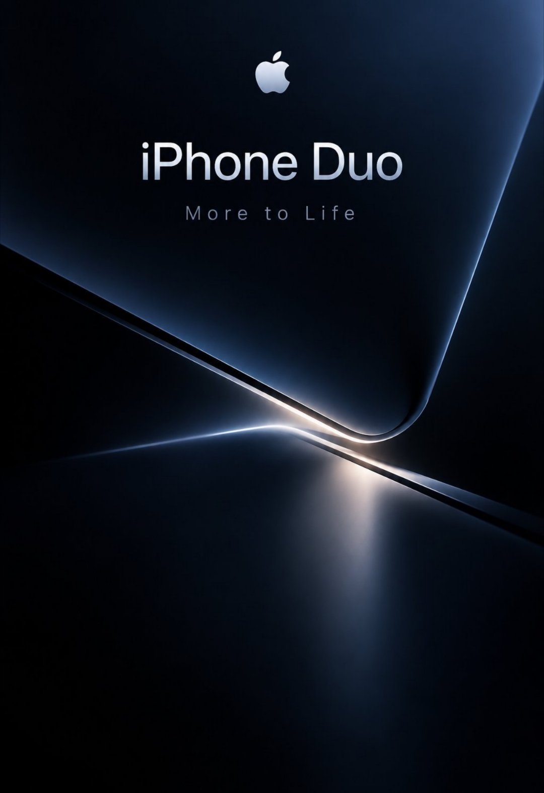 这么帅的海报，居然不是官方的…

#iPhone Duo# ​