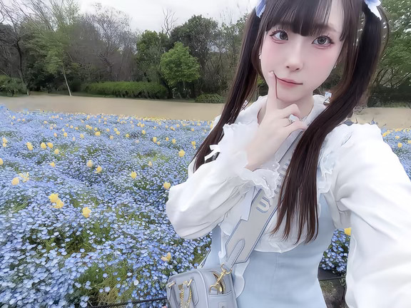 ネモフィラ畑🌷