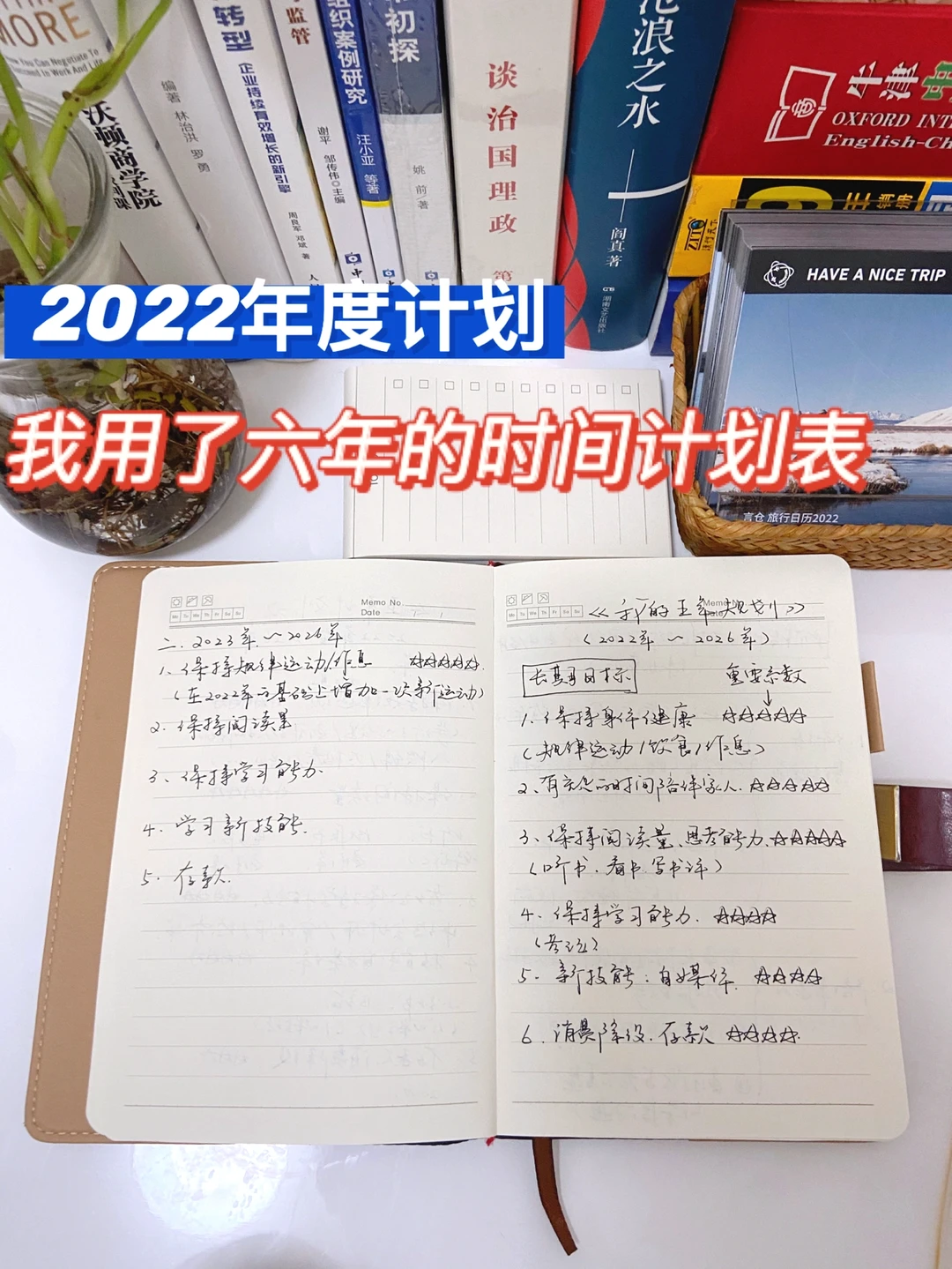 2022这样做年度计划【设定长期目标+拆分细化