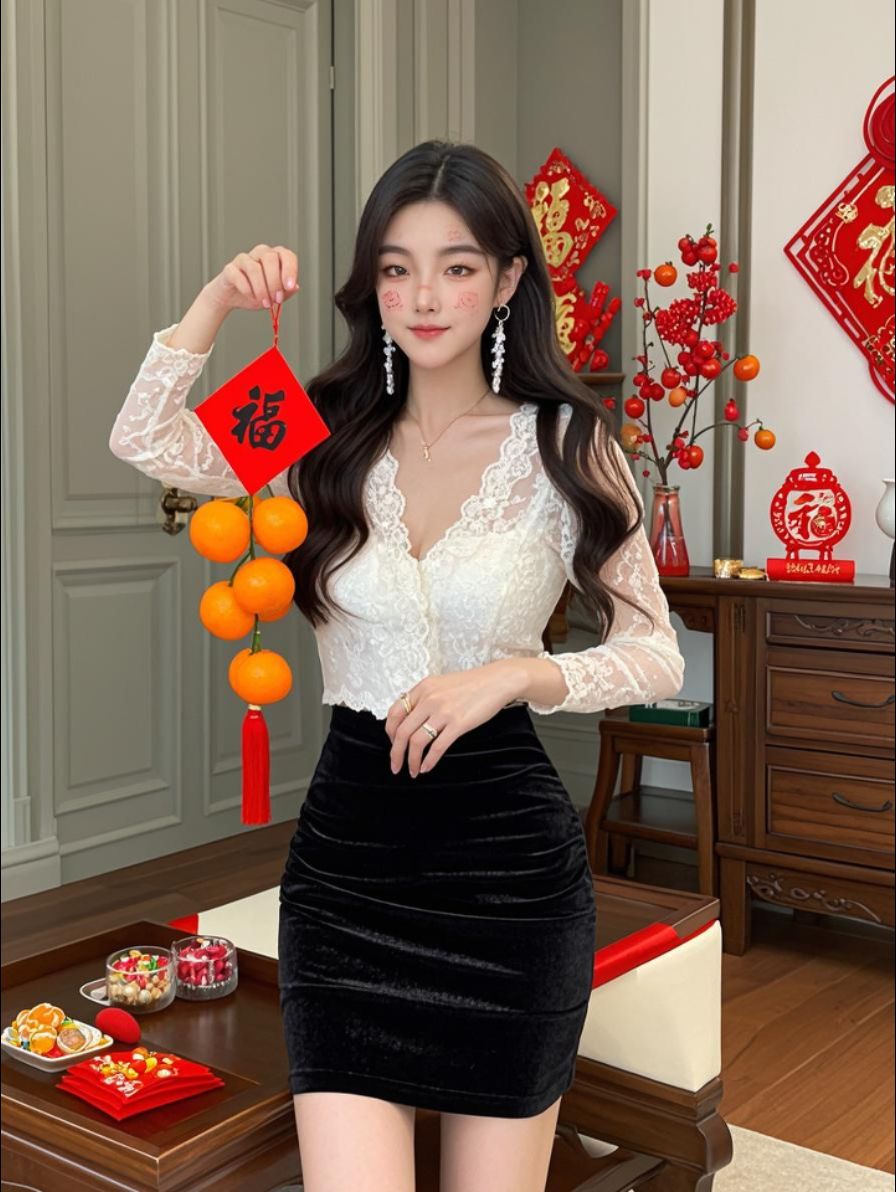 🎉新年辣妹来袭！ 🔥💃 热辣身材，性感十足。 🌟 时尚潮流，引...