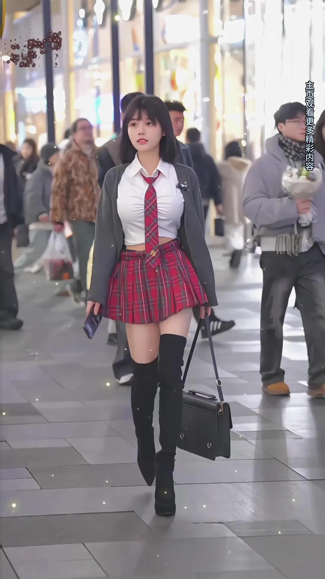 绝了！街头惊现“神颜素人”，美到让人失语 家人们快看过来！昨天在春熙路...