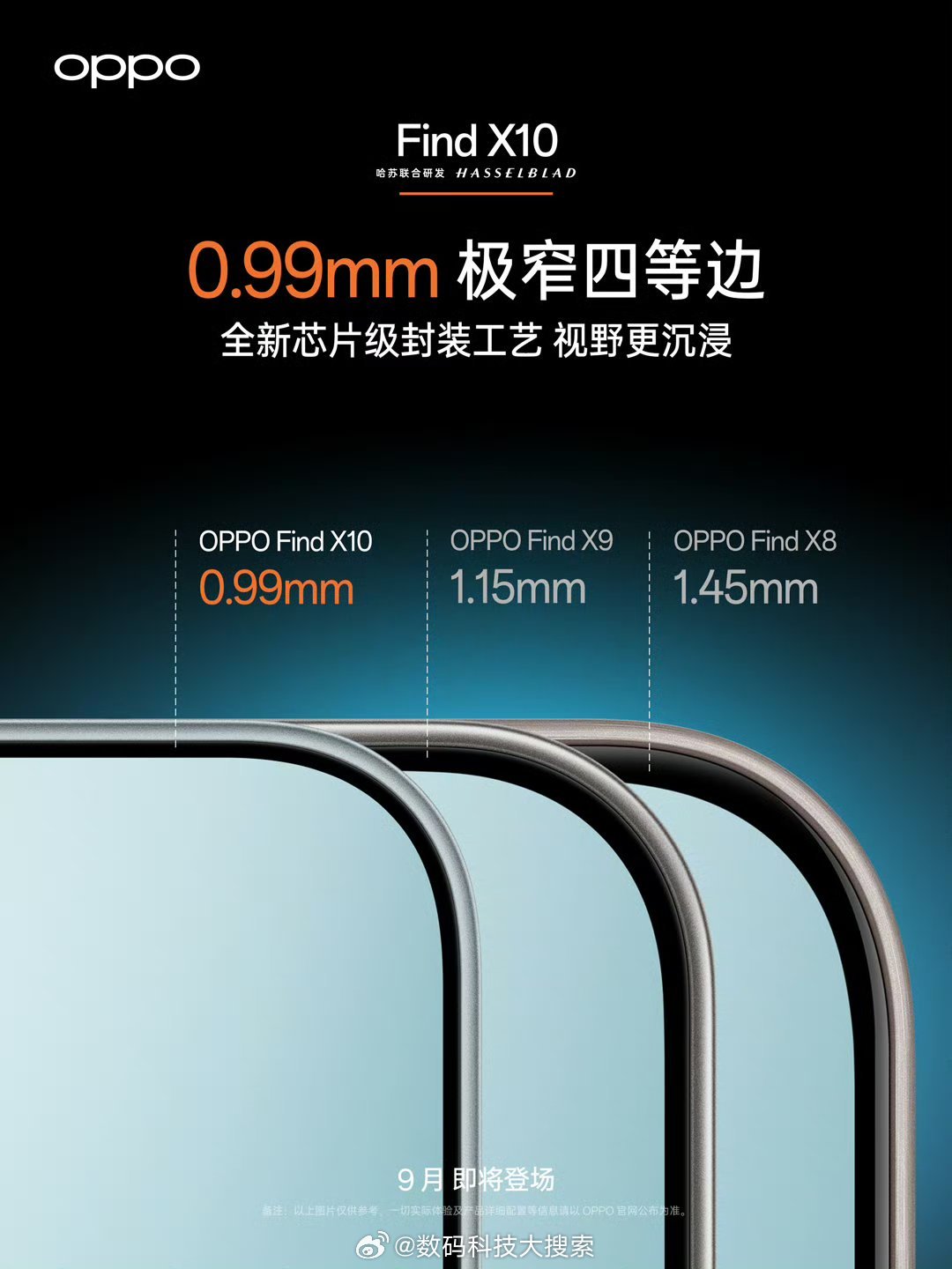 OPPO Find X10系列的屏幕黑边比X9又小了0.16mm，话说如果这个黑边要是能做成白边，那不是完美极了？#oppo[超话]##OPPO[超话]##oppo手机##oppofindx10# ​