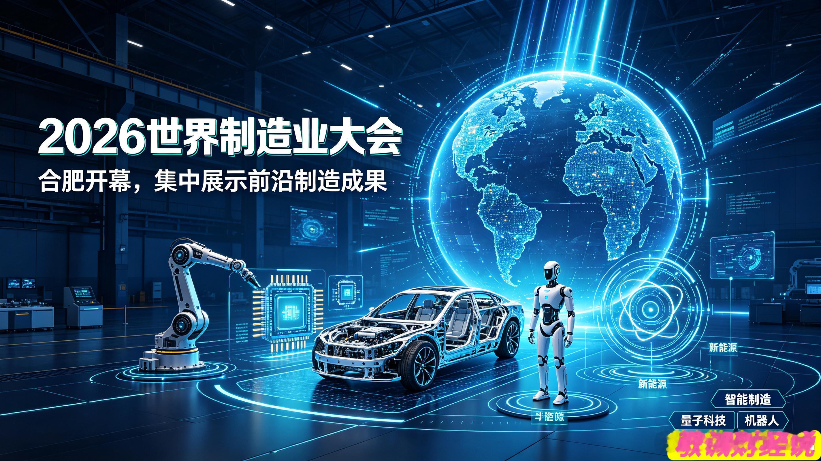 2026世界制造业大会在合肥开幕 集中展示前沿制造成果

很多人还没意识到，一场关乎中国制造未来的盛会，已经在合肥正式拉开大幕。2026世界制造业大会重磅启幕，一大批硬核黑科技集体亮相，不少颠覆认知的前沿成果，直接刷新大众对中国制造的想象。

本届大会展览总面积达到7万平方米，不再只是简单陈列 ​