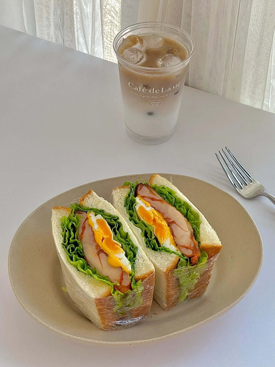 ☀️工作日早餐｜鸡腿肉鸡蛋芝士三明治🥪