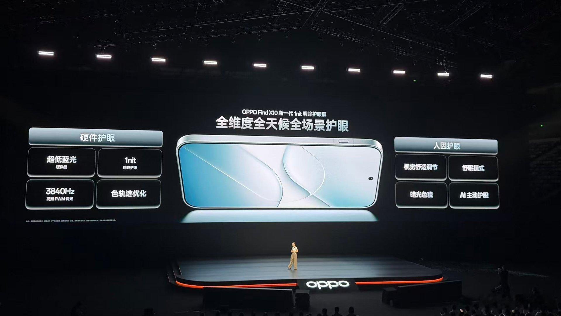 OPPO Find X10系列今日发布，Find X10 Pro Max与Find X10全球首发搭载天马第二代天工屏2.0，秉持「原色好光 护眼通透」旗舰显示理念。
依托N1原色光谱发光材料，实现硬件级低有害蓝光、高有益红光，原生95% BT.2020广色域，兼顾护眼与通透显示效果。 ​