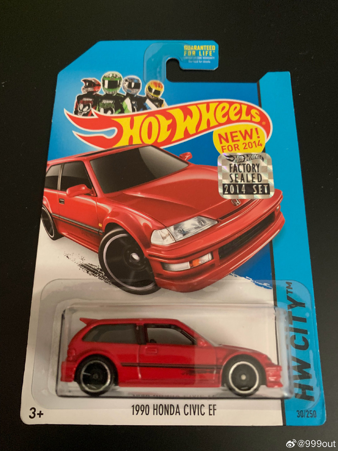 #风火轮故事每日科普[超话]#  这款风火轮（Hot Wheels）1990本田思域 EF（'90 Honda Civic EF） ​