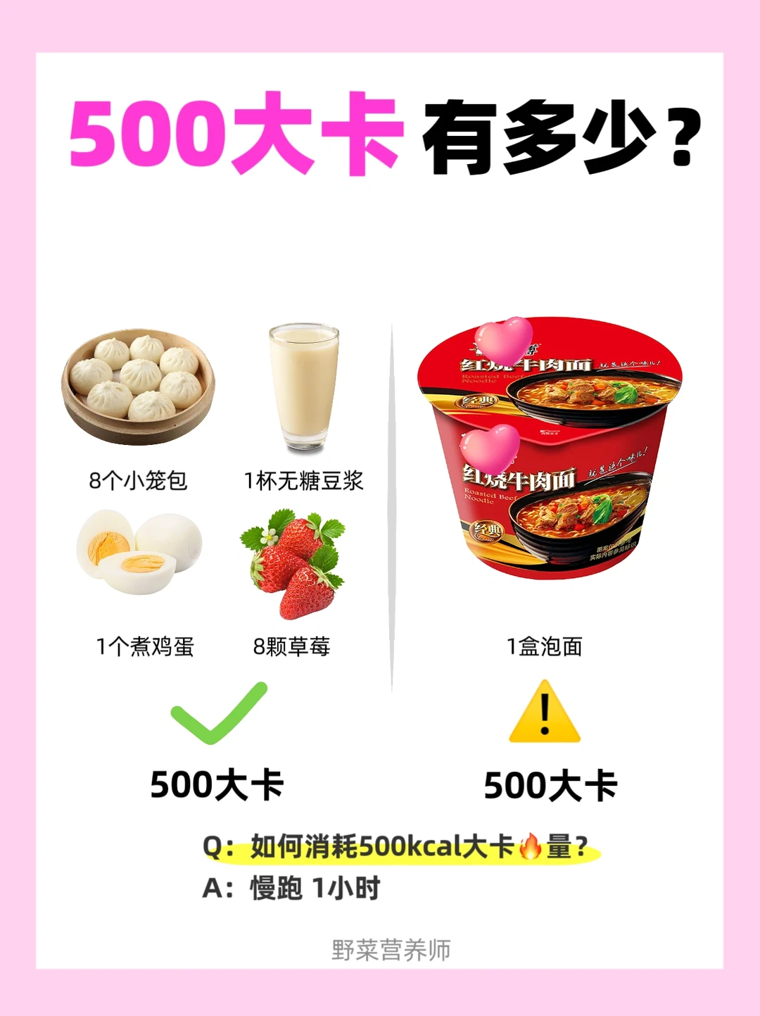✂️脂经验✅500大卡食物有多少⁉️想瘦的看