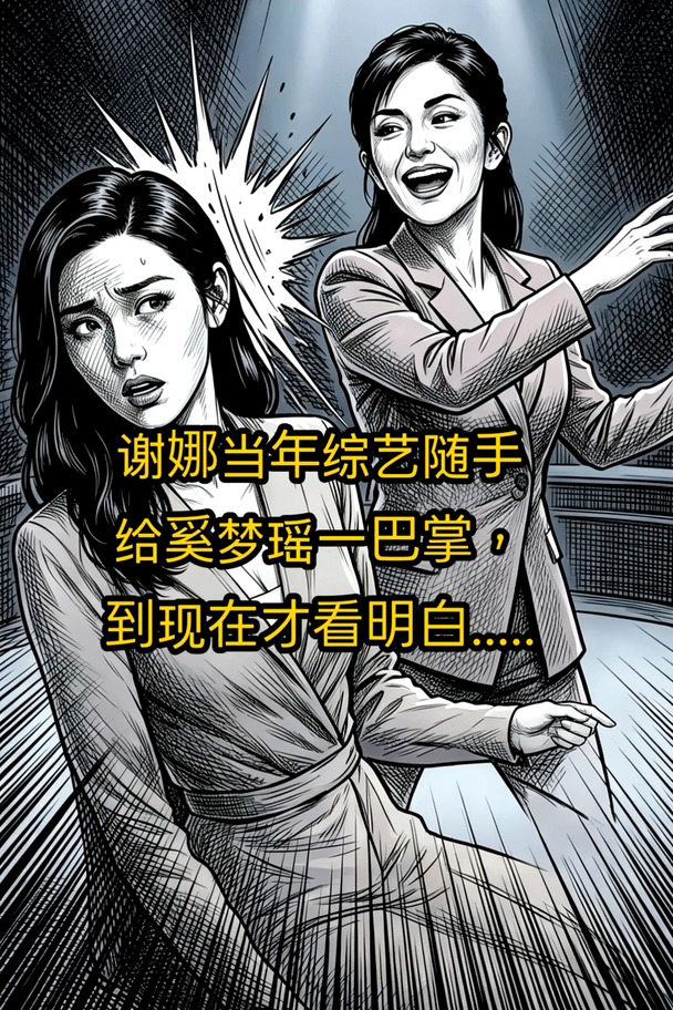 谢娜当年综艺随手给奚梦瑶一巴掌