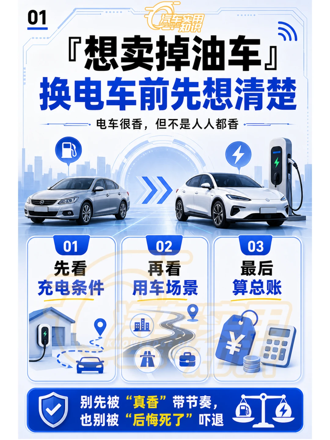 想卖油车换电车有哪些事情需要考虑？