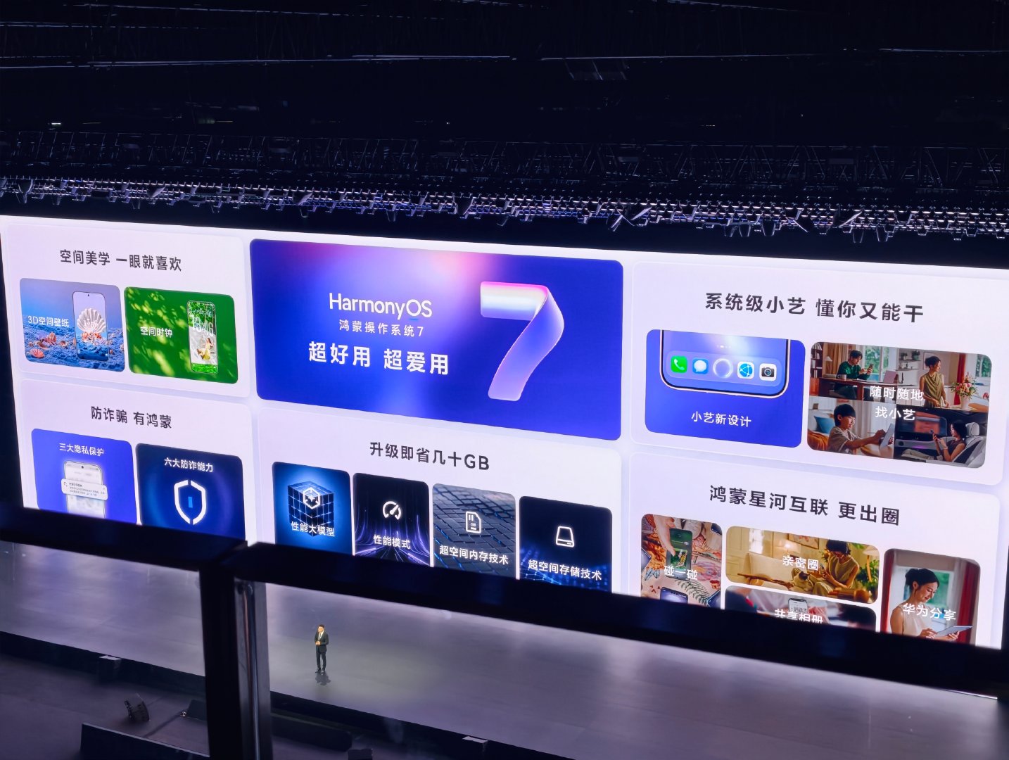 #华为发布会# 华为Mate XT2首发搭载麒麟9050 Pro！！！
现场的小伙伴都惊了[捂嘴哭]
余总现场喊话：“super fast”“super intelligent”“super cool”[嘻嘻] #时隔六年华为再次发布麒麟芯片# #华为麒麟9050Pro# ​