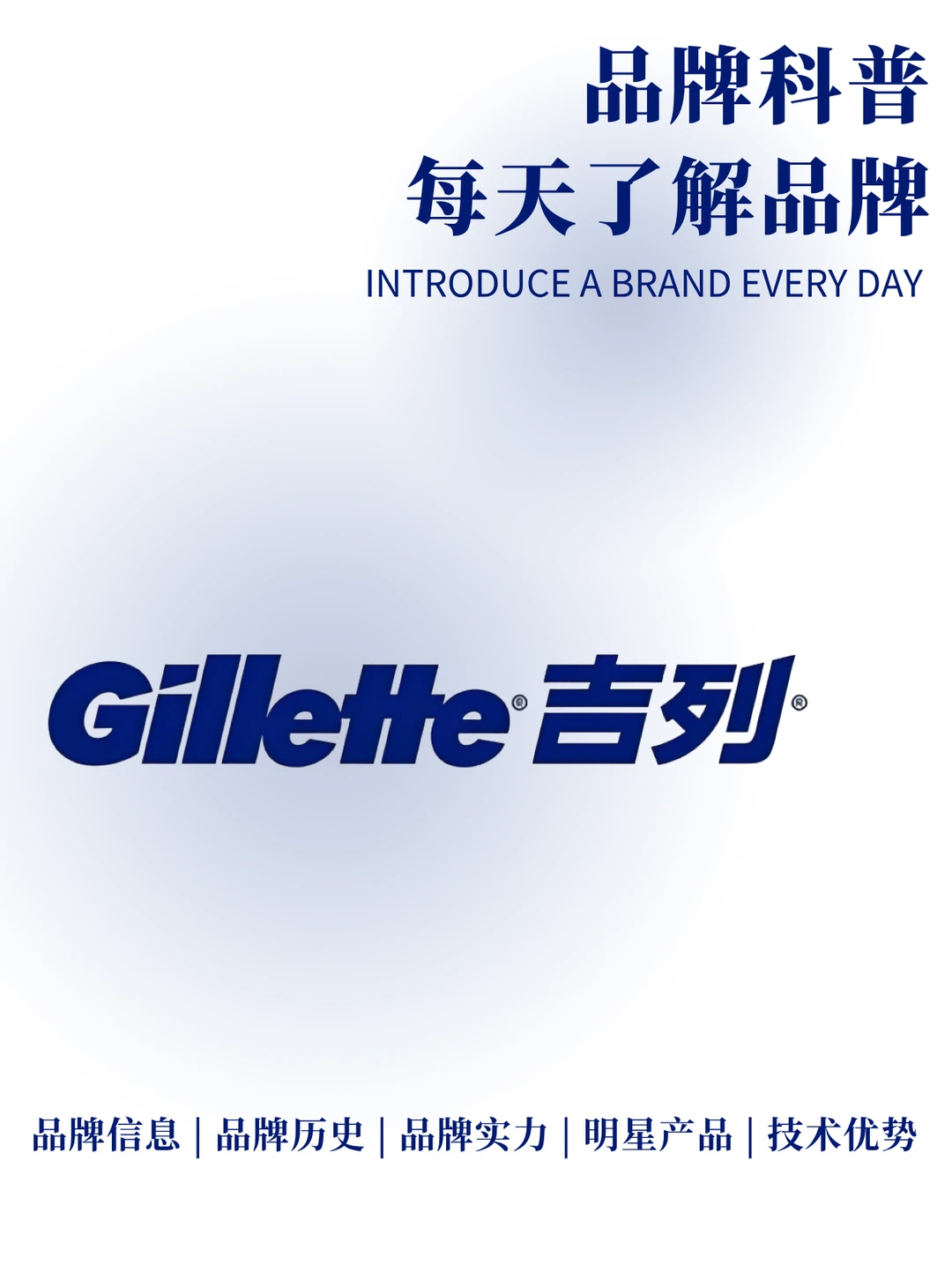 每天了解一个品牌 | 吉列 剃须刀赛道强者