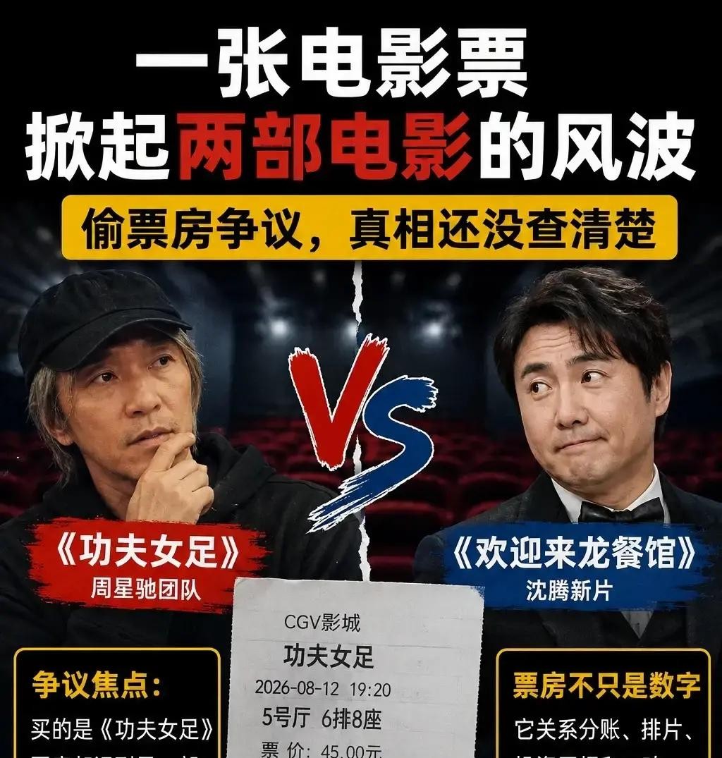 砸进去3.8个亿，耗了好几年心血，连演员的一个挑眉都要反复重拍几十条。结果在香港大本营上映6天，连500万港元都没捞到

转头再看隔壁，沈腾在片场随口甩出的几个现挂，却硬生生把电影送上了豆瓣8.6的神坛

两份成绩单摆在明面上，不知道年过六旬的周星驰，现在心里究竟翻涌着多大的委屈和不解

圈里人都清