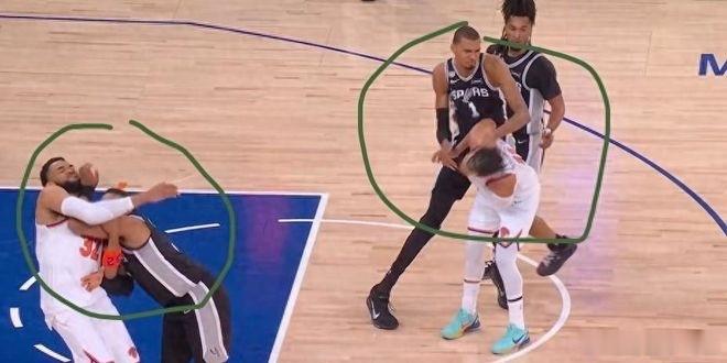 NBA官方宣布，总决赛G3文班亚马推搡布伦森的动作虽被确认为漏判，但不...
