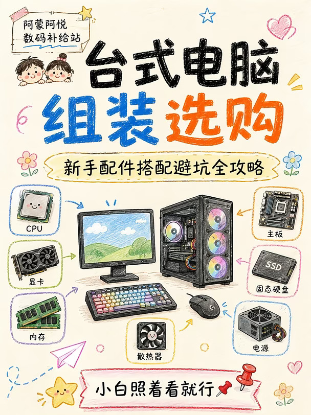 台式电脑组装避坑攻略🖥️小白先看🧠⚠️