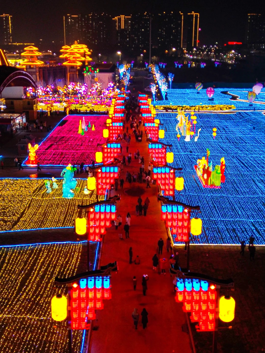 新开😭春节来武汉周边小城赏花灯🏮年味巨浓