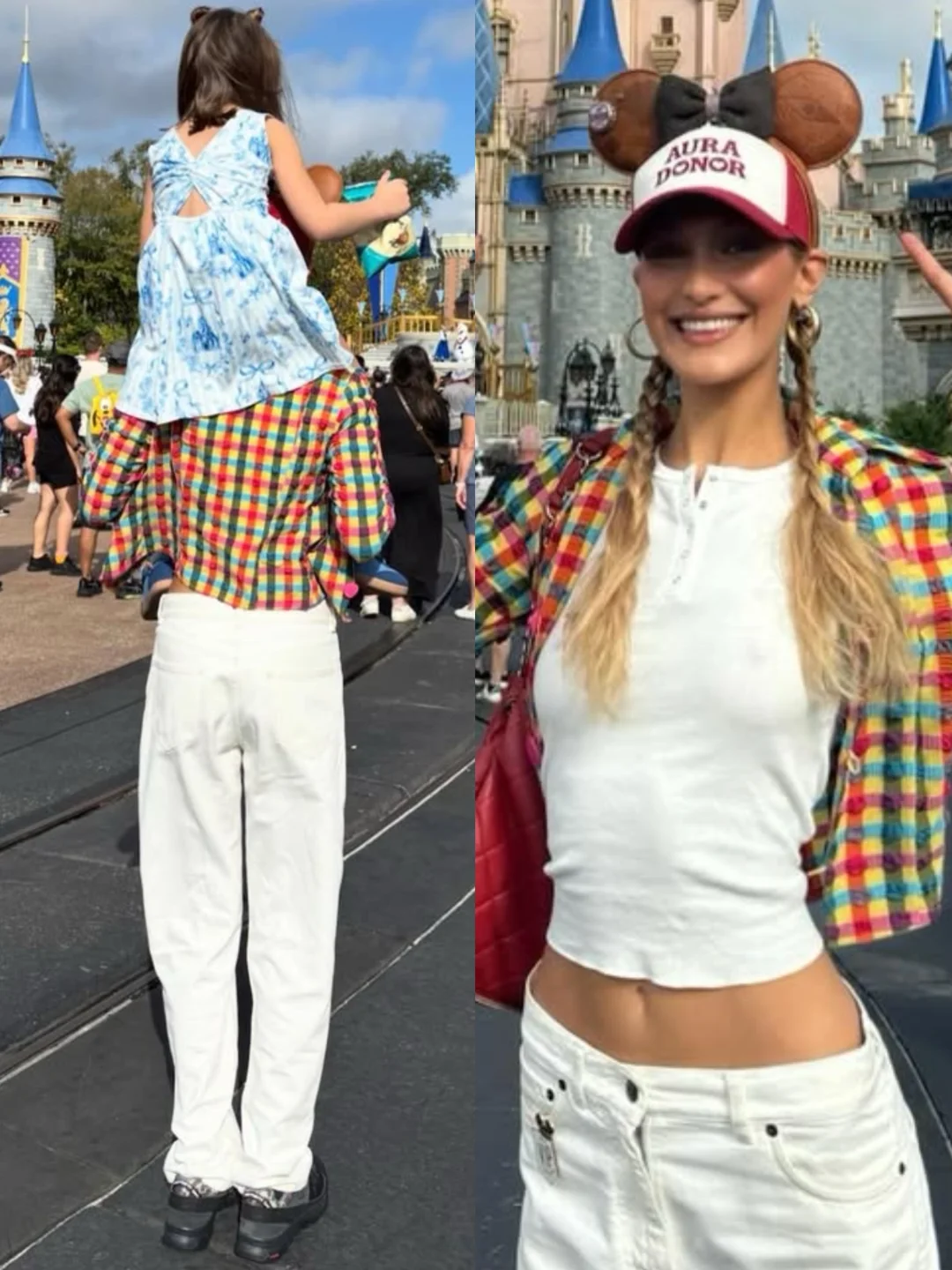 Bella真不白健身，这么瘦也能轻松扛起一个娃