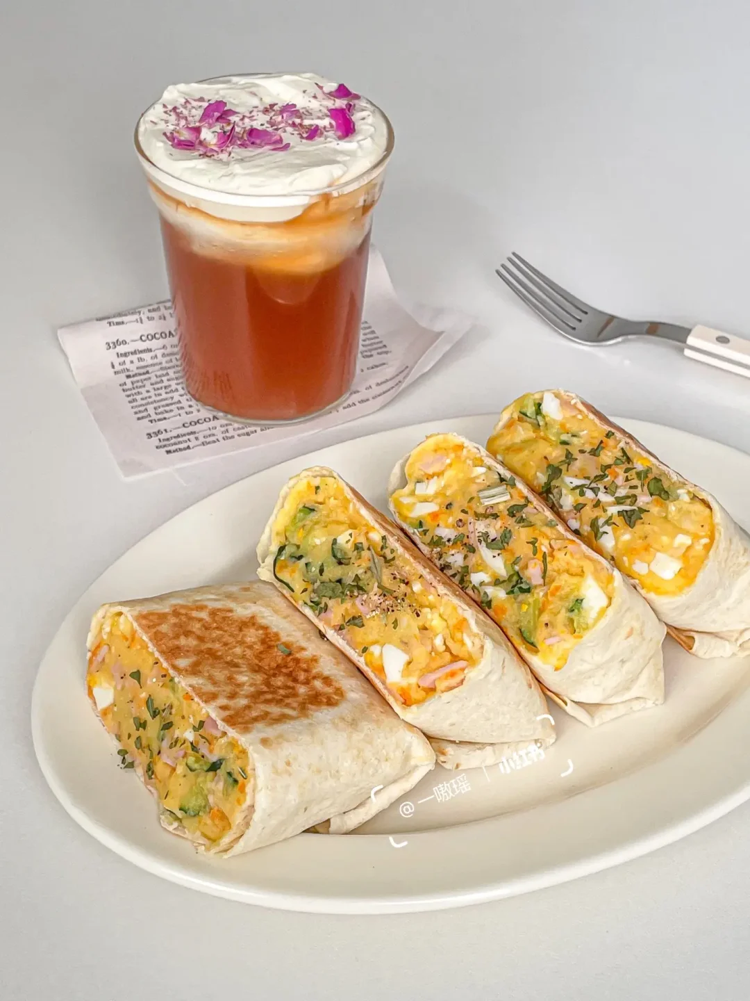 减脂饱腹｜🌮土豆泥沙拉卷饼一定要试试😭