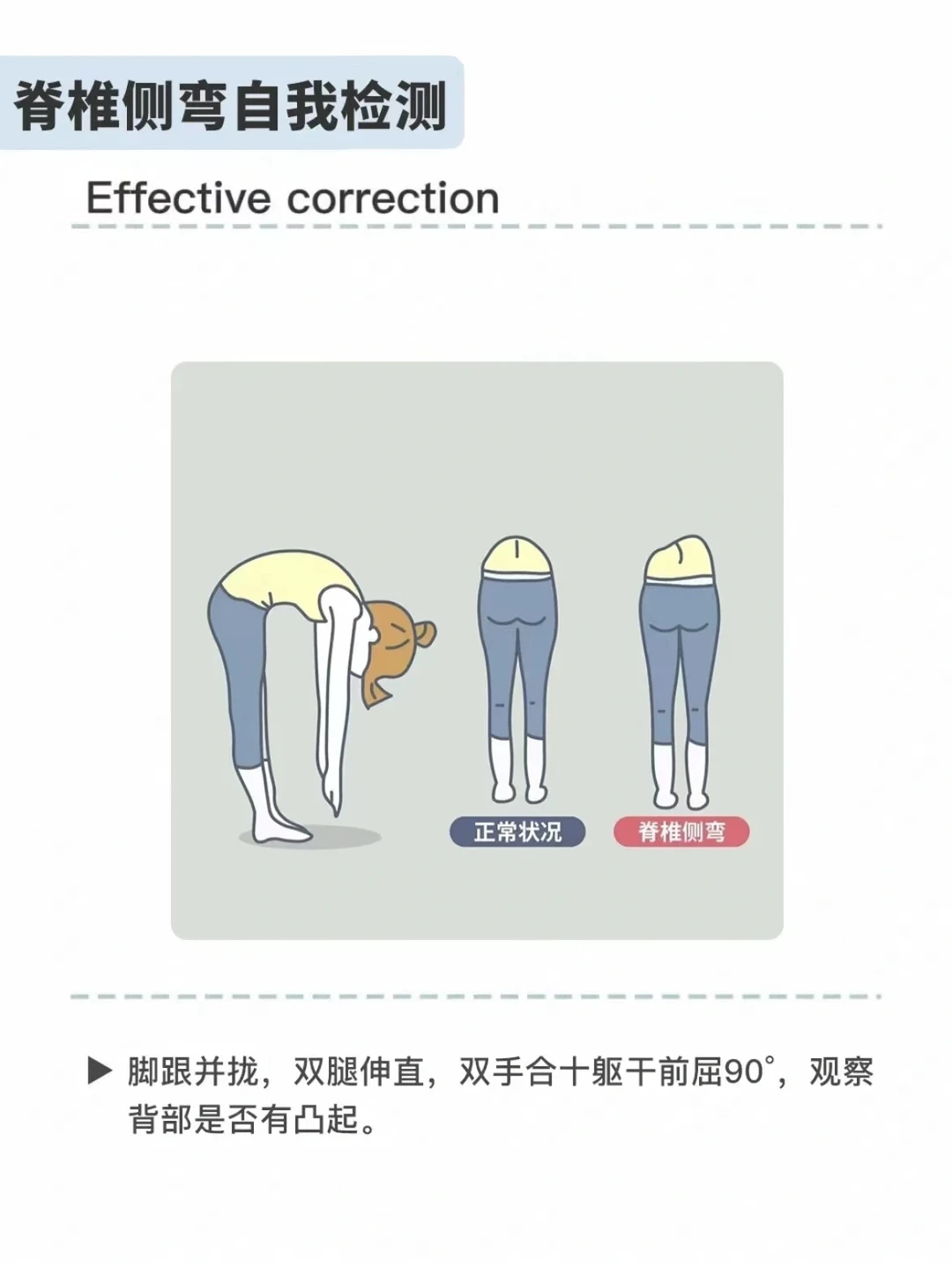 4个动作教你改善弯了的脊椎!!