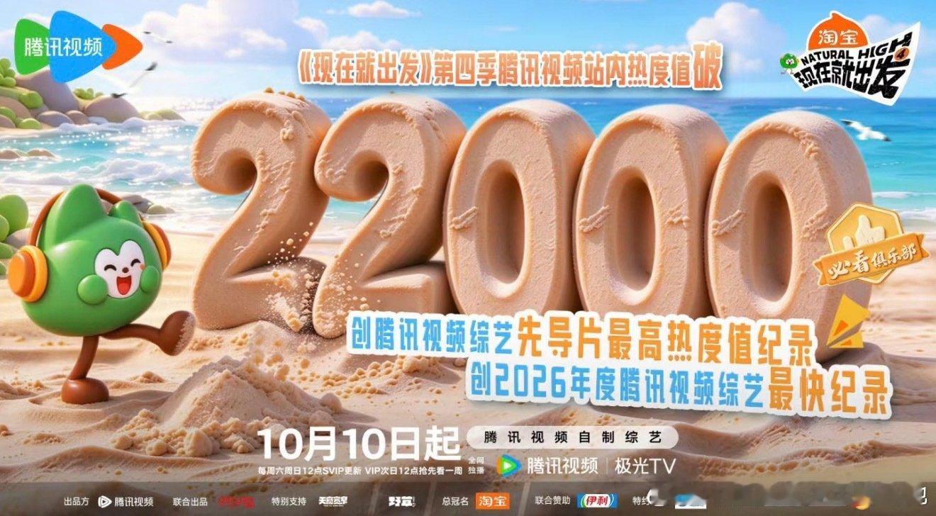 🐧欢乐传媒+野草工作室+谢涤葵团队（先导片+第一期内容执行）王海龙团队（EP02后内容执行）+大千影业«现在就出发4»高开而至。
🐧有几个🥭试图进入但怎么也进不去的赛道[doge]：
户外快综赛道、素人恋综赛道（«心动的信号»）、喜剧赛道，与芒果几乎互补。 ​