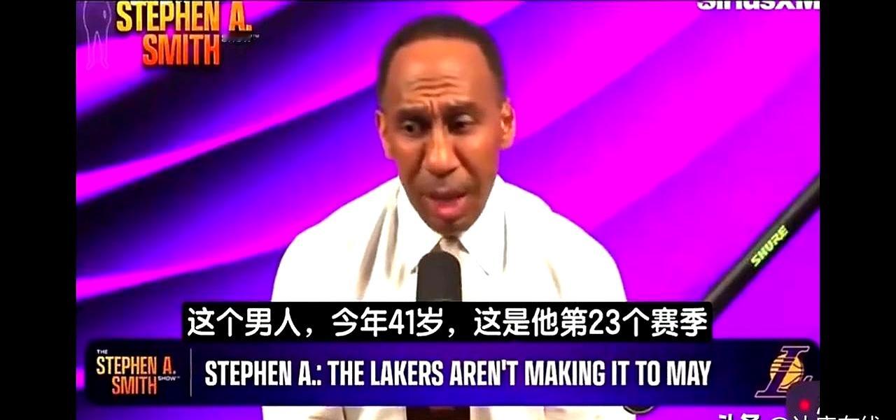 都说勒布朗41岁没劲了，就拿争球来说吧。    湖人季后赛打火箭G3...