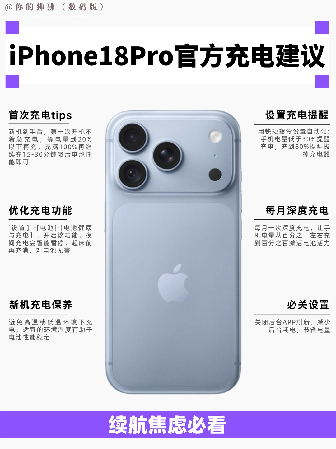 iPhone18Pro新机充电指南！续航焦虑必看！