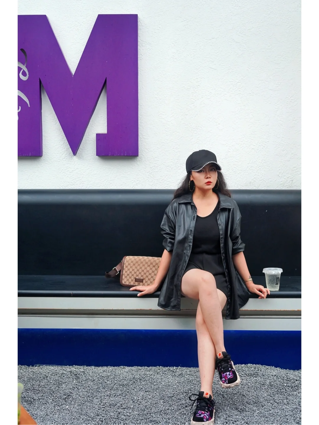 质感黑X潮流紫，时尚出行新造型！