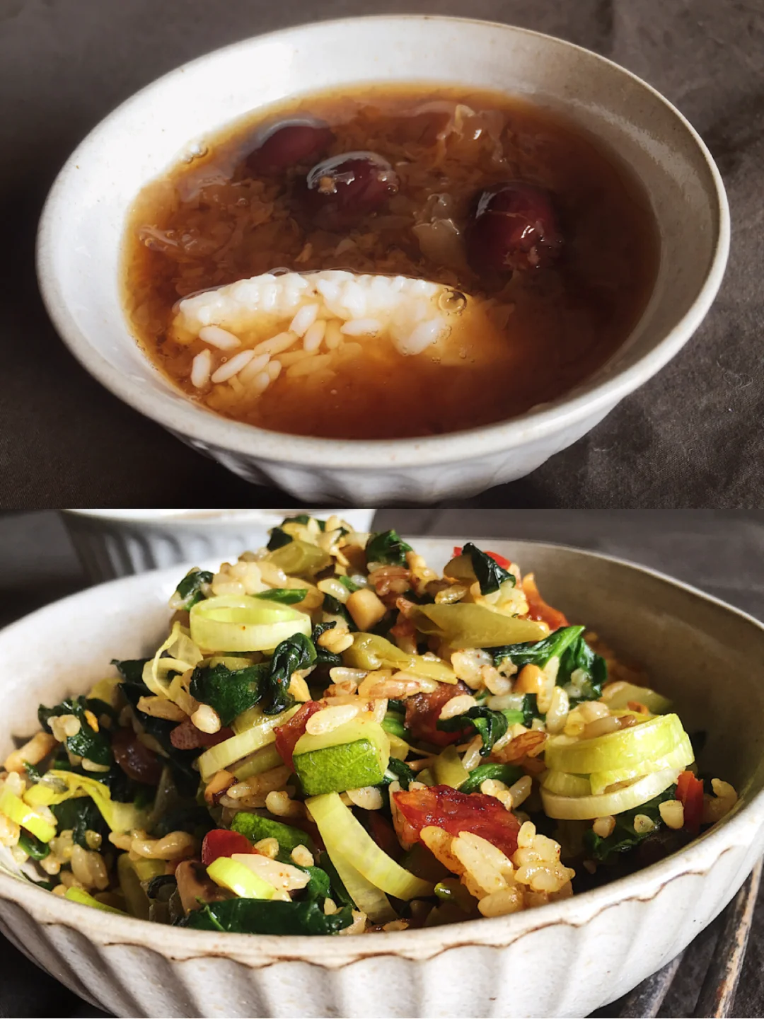 2022年第一份家常菜【烟熏杂粮酸豆角炒饭】🥢