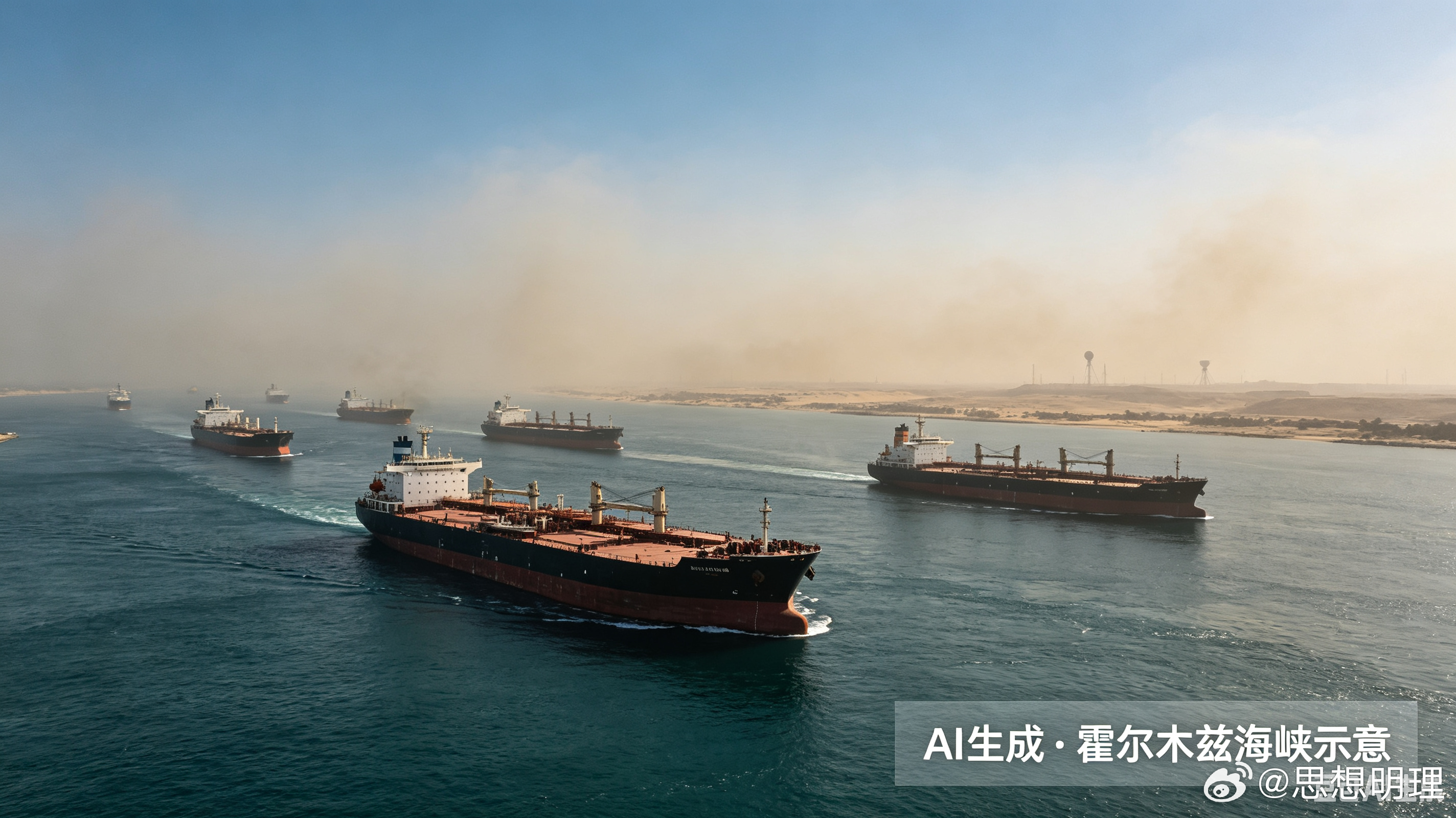 #中东最新战况和点评#
 
战场动态
 
1.霍尔木兹海峡对峙继续，海峡空域摩擦频发，海上商船通行谨慎，大批大型油轮选择延后过境。原定在阿曼举行的海湾多国航运安全磋商宣布延后，各方分歧尚未调和，国际油价维持高位震荡 。
2.红海曼德海峡局势急剧升温，胡塞武装进驻战略点位丕林岛，掌控海峡沿岸大片 ​