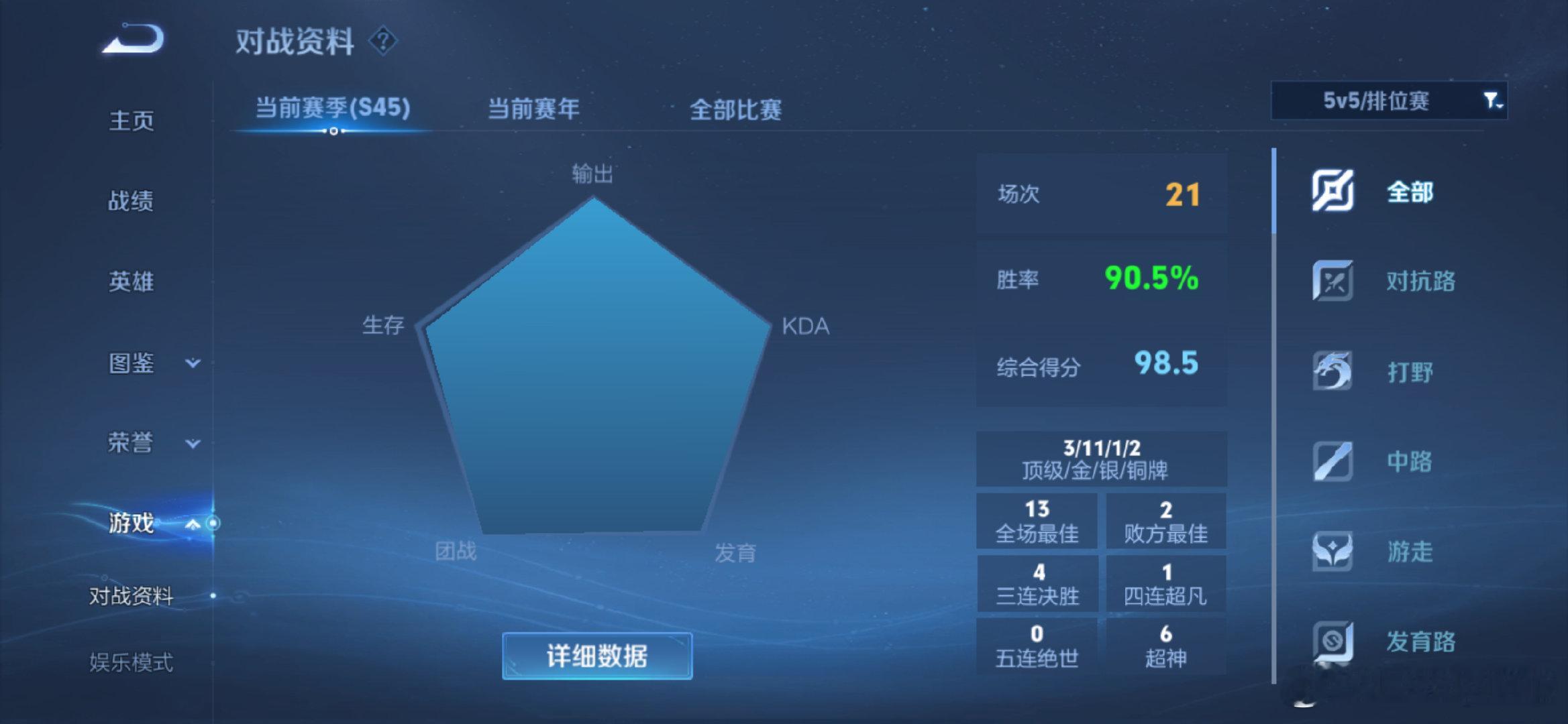 #荣耀茶话会[超话]#  umu宝宝借一个ios钻石有缘朵瑶皮肤熟练度的号 大概率不会输[熊猫] ​
