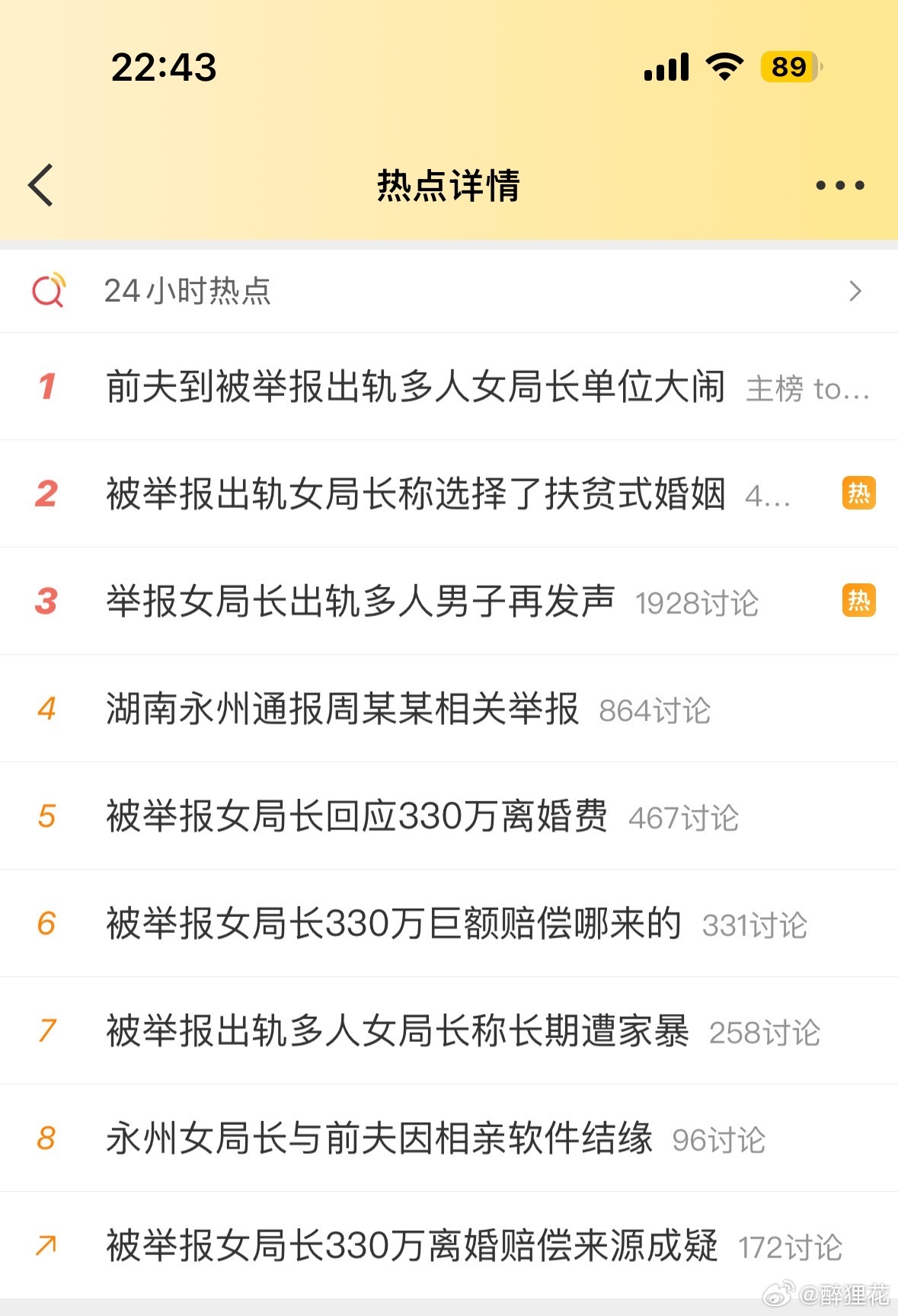 #被举报女局长称聊天记录系前夫伪造#

这场大戏太狗血了，女局长称是扶贫式婚姻，还被男方家暴，俩人是相亲软件认识的，男的发现女方出轨后去女方单位大闹……高潮一波接着一波，真是高潮迭起……其实就盯着两点就行了：女方300多万来源是否合法，女方出轨多人是否触犯重婚罪或者公务员条例，这两个搞 ​
