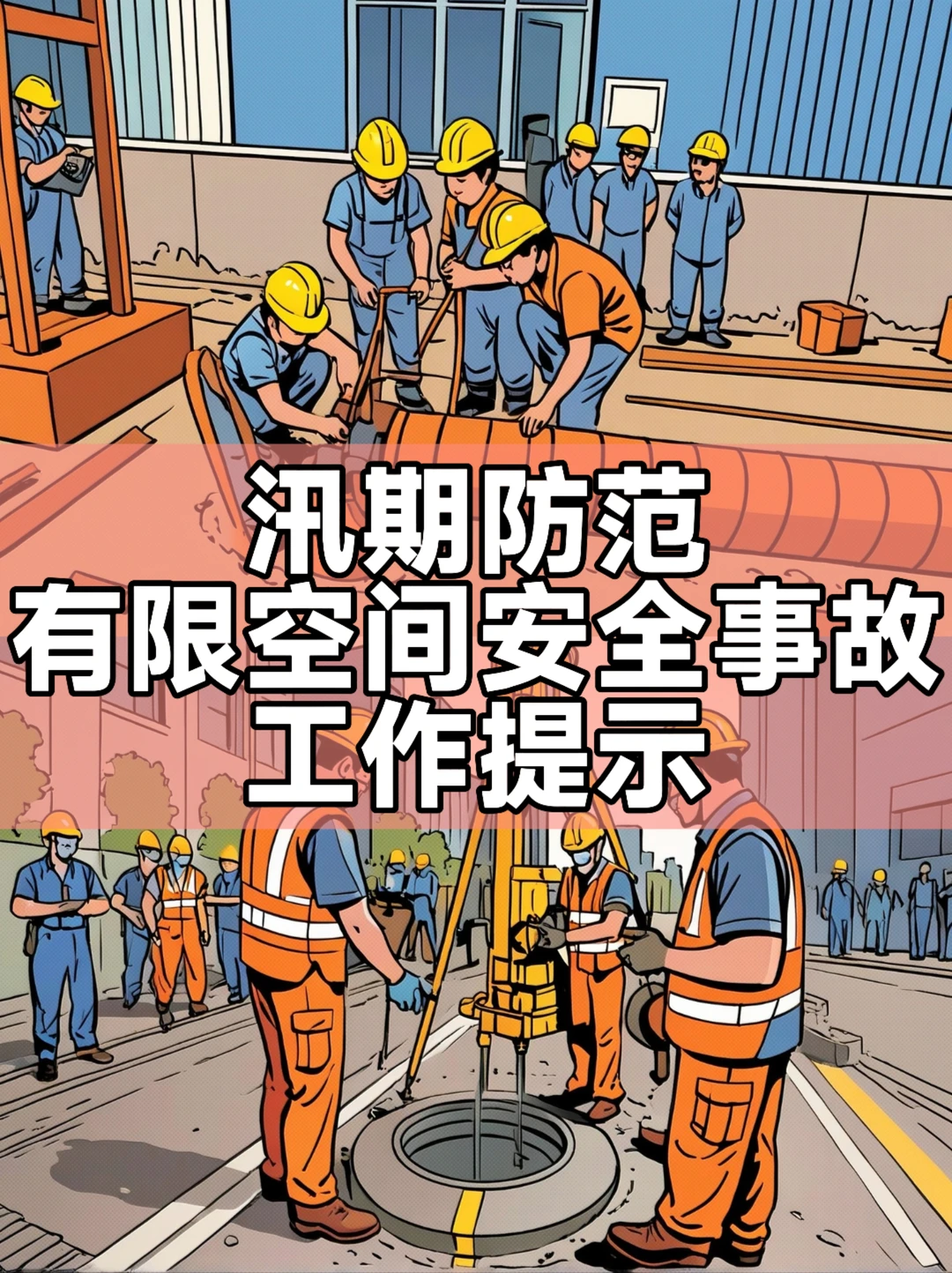体制内：汛期防范有限空间安全事故工作提示