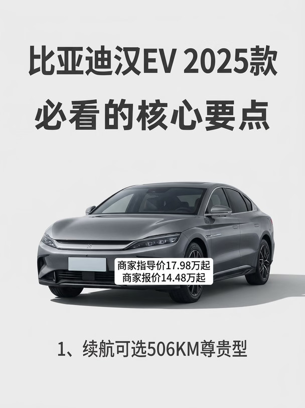 预算17万想买纯电轿车的姐妹，真的建议