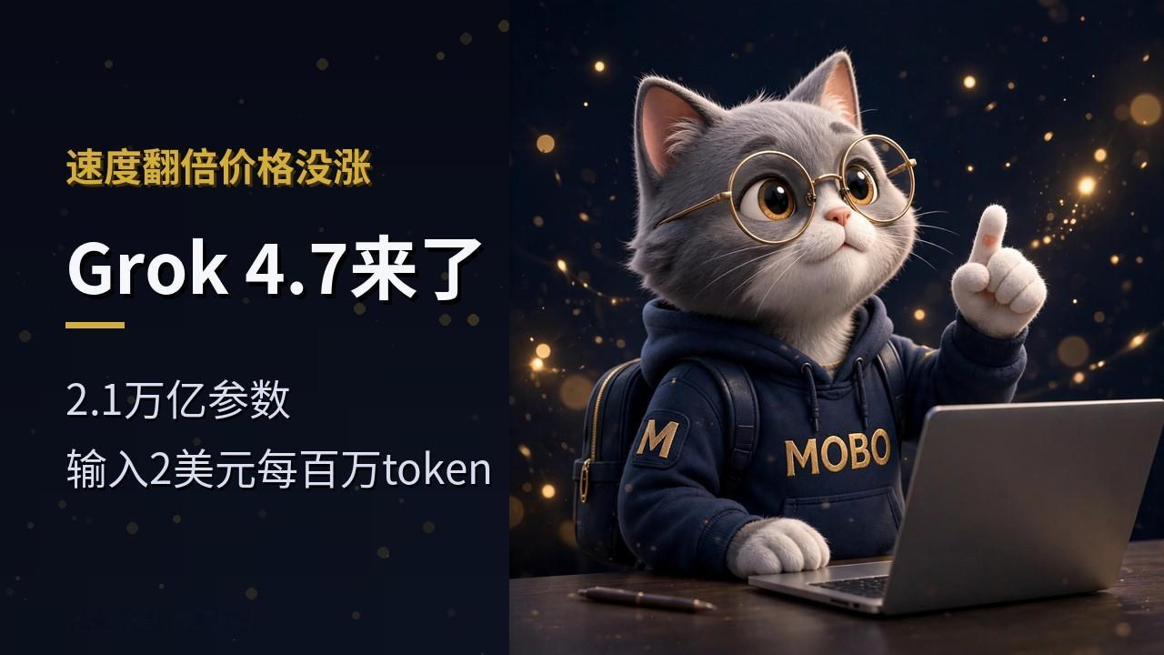 Grok 4.7 发布 3 天了，普通人最该知道的就一句：又快，又没涨价。
9 月 21 日，SpaceXAI 发布 Grok 4.7。官方说法：推理速度是同类模型的 2 倍，价格只要一半。
实际定价跟上一代 4.6 同价：输入每百万 token 2 美元，输出 6 美元。也就是说，同样的钱，速度翻